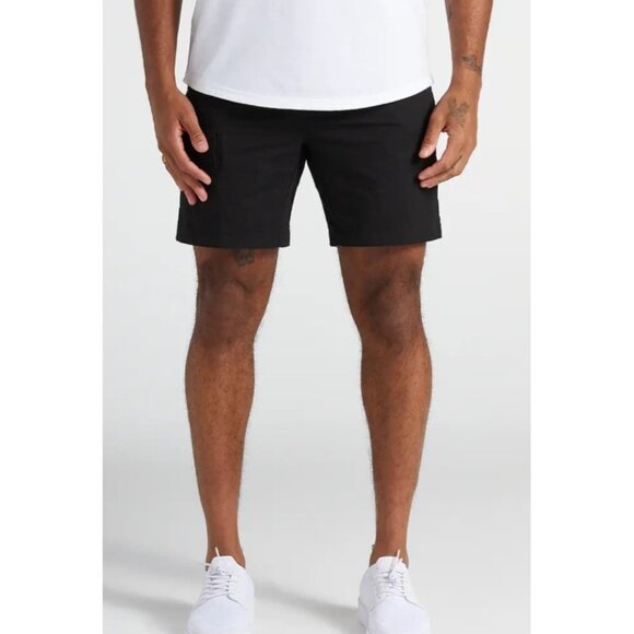 BYLT Basics Black Cargo Shorts - Picture 1 of 13